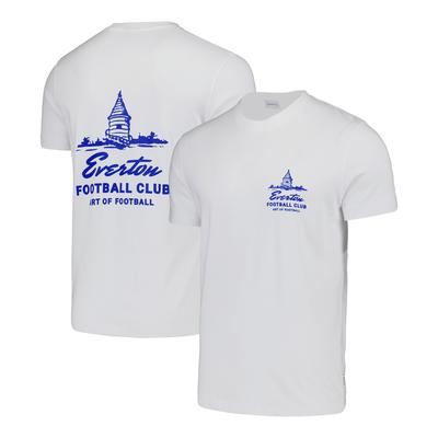 Everton x Art of Football Tower T-Shirt - Weiß Image