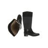 Michael Michael Kors Damen Stiefel, Gr. 9.5, schwarz, Leder