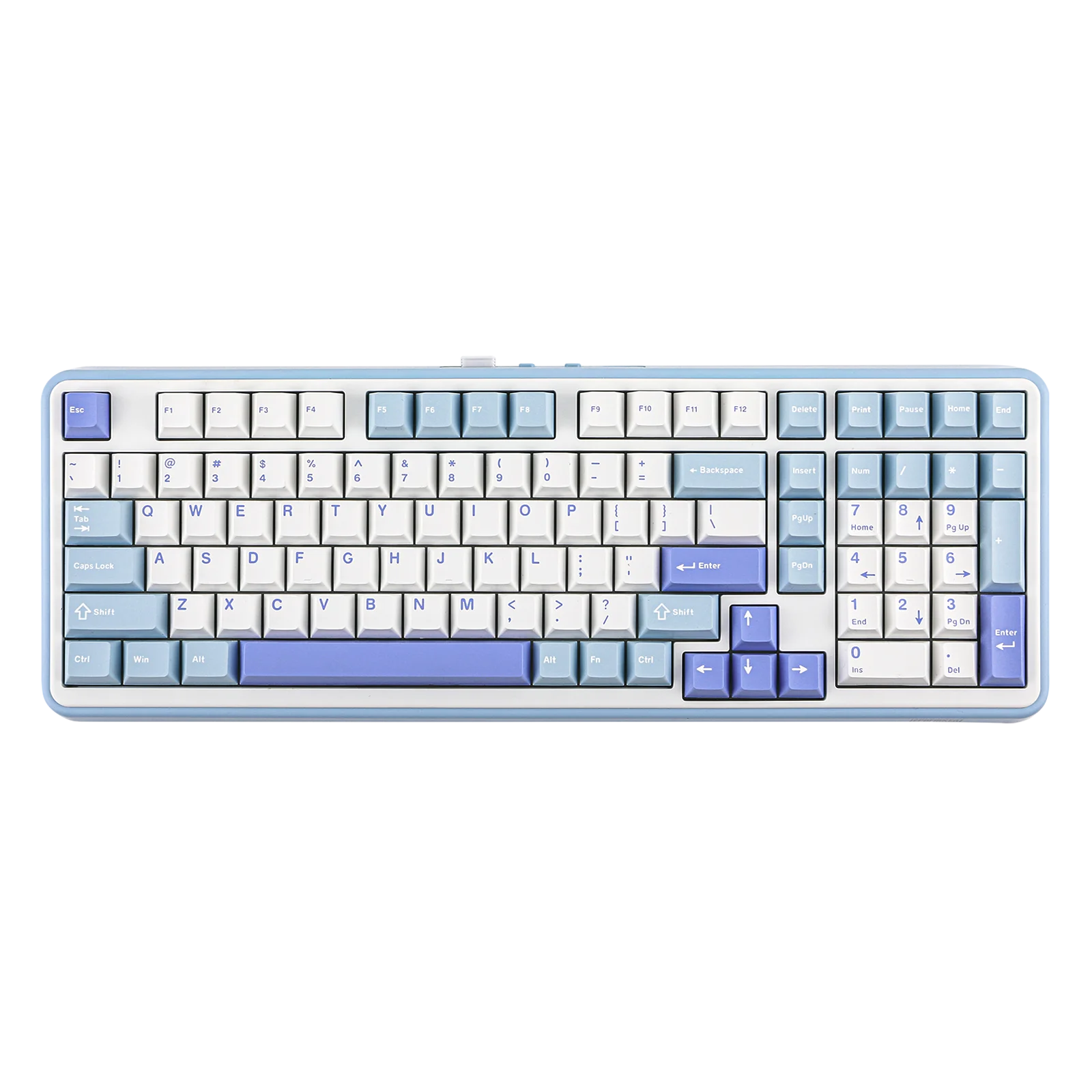 EPOMAKER TH99/TH99 Plus 96 % Layout, Hot-Swap-Dichtung, kabelgebunden/Bluetooth, 5,0/2,4 GHz, kabellose mechanische Tastatur mit Numpad Image