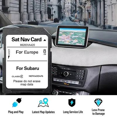 2023 für Subaru BRZ Forester Impreza Auto Navigation SD Karte 86283VA420 System Sat Nav Update Karte Image