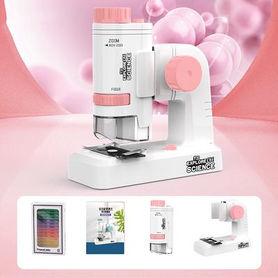HD Microscope STEM Toy - Youngsters' Science Experiment Kit for Elementary Students - Perfect Educational Gift for Halloween Christmas