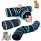 Cat Tunnel Pet Supplies Cat S T Pass Play Tunnel Foldable Cat Tunnel Cat Toy Breathable Drill Barrel