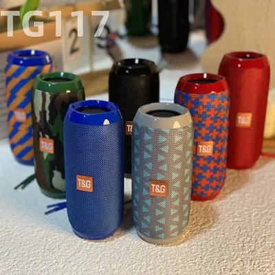 TG117 Portable Bluetooth Speaker Outdoor Wireless Woofer Free Call /FM/TF Card/USB Flash Drive