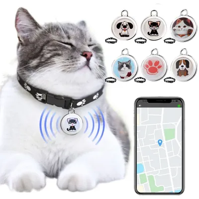 Pet Anti-Lost GPS Tracker Bluetooth-compatible Smart Wearable Waterproof Locator Real-time Tracking