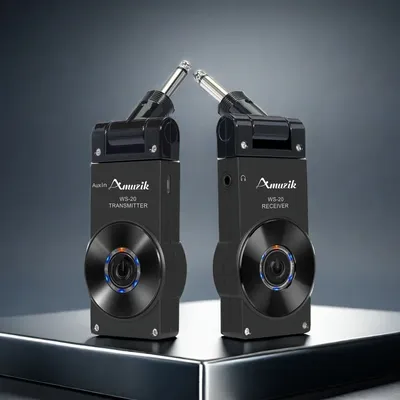 Amuzik G3 2.4GHz Electric Guitar Bass Transceiver Plug Wireless Transmitter Receiver Rechargeable