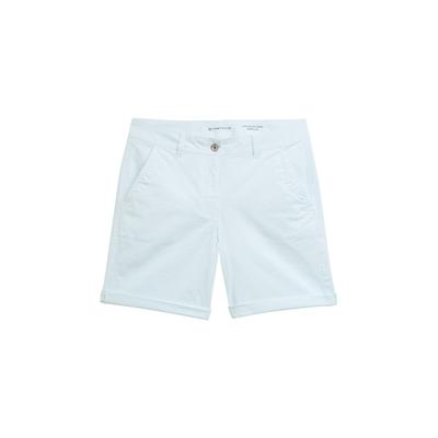 TOM TAILOR Damen Chino Bermuda Shorts, blau, Gemustert, Gr. 36 Image