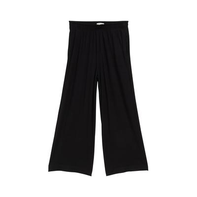 TOM TAILOR Damen Jersey Culotte Hose, schwarz, Uni, Gr. 40/26 Image