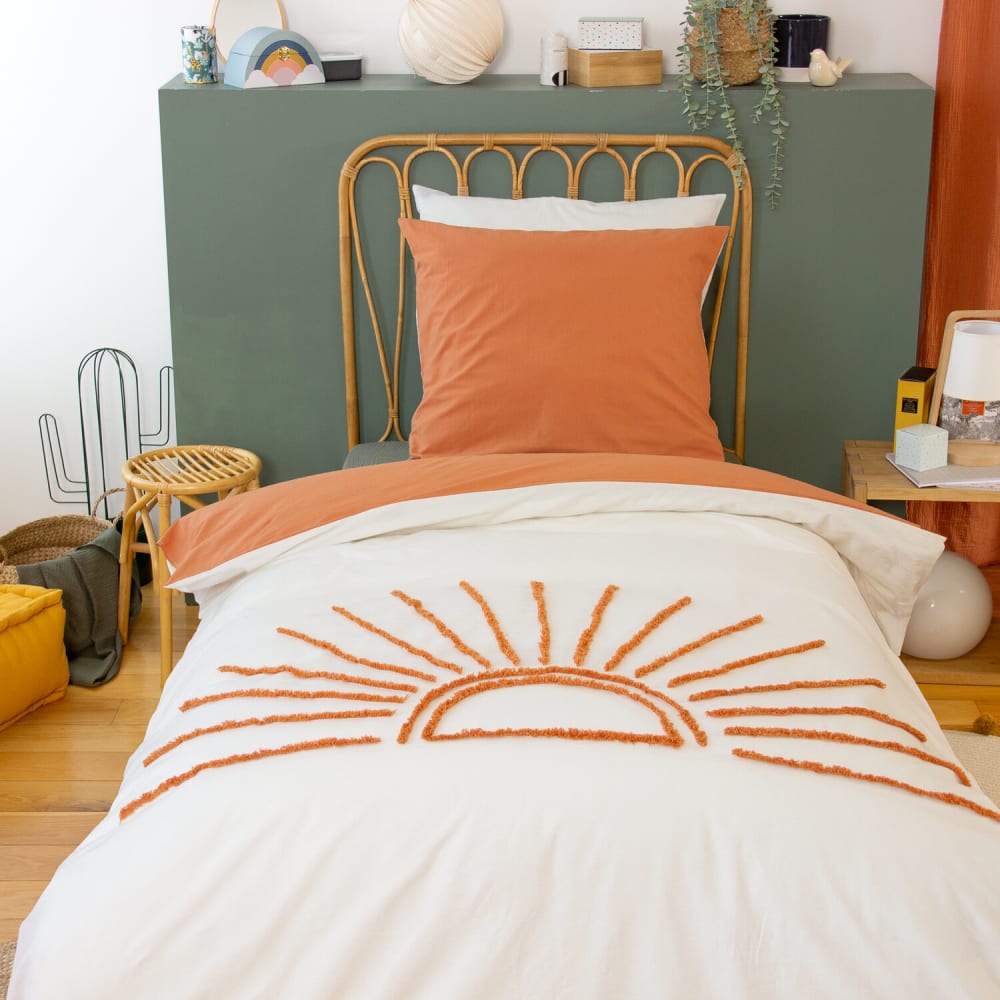 Parure de lit enfant 100% coton imprimée + 1 taie 140x200 cm