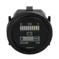 LED con contaore indicatore di batteria rotondo misuratore di misura 12/24V 36V 48V 72V per carrello da Golf per barche carrello elevatore Yamaha Club