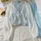 Femmes mince décontracté dentelle arc été Protection solaire vêtements femme Cardigan chemise vêtements hauts Blouse pour femme