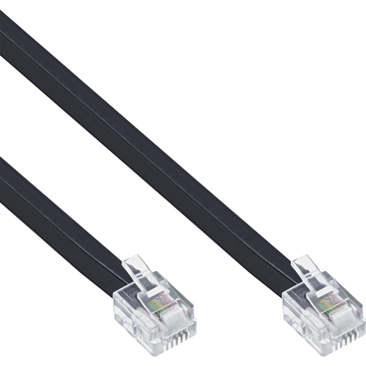 InLine® Modularkabel, RJ12, Stecker / Stecker, 6adrig, 6P6C, 15m Image