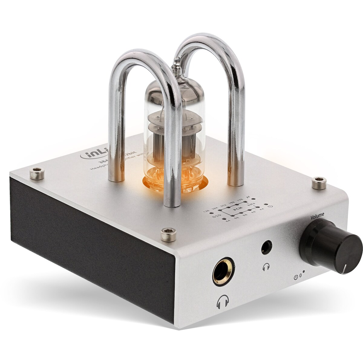 InLine® AmpUSB, Hi-Res AUDIO HiFi DSD Kopfhörer-Röhrenverstärker, 384kHz/32-Bit Image