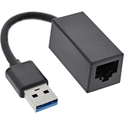 InLine® USB 3.2 Netzwerkadapter Kabel, Gigabit Netzwerk, USB-A Image