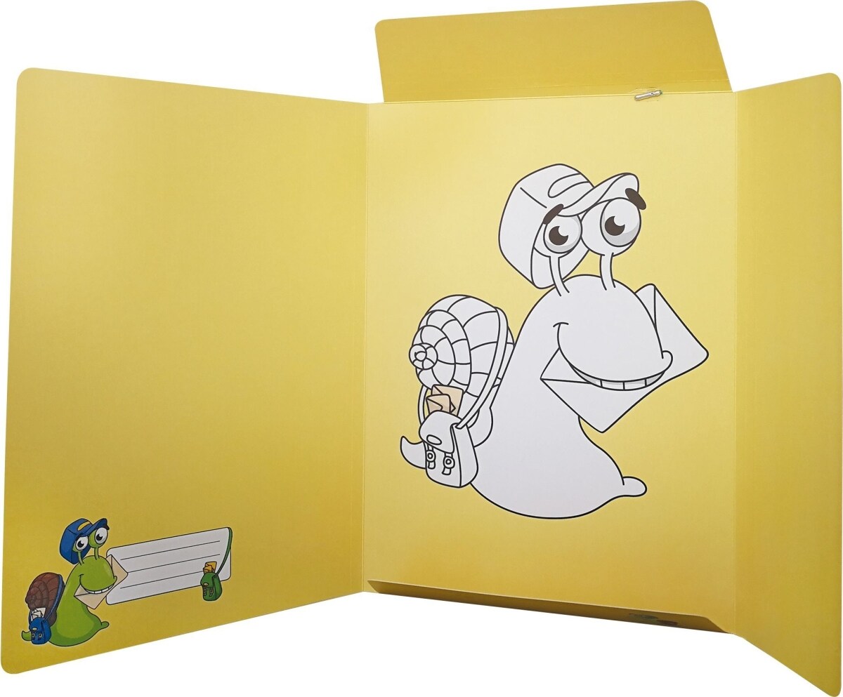 RNK Postmappe A4 Karton gelb Packung mit 3 Stück Image