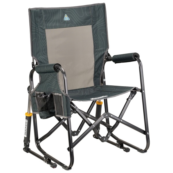 GCI - Stowaway Rocker - Campingstuhl Gr 61,5 x 61,5 x 98 cm grau