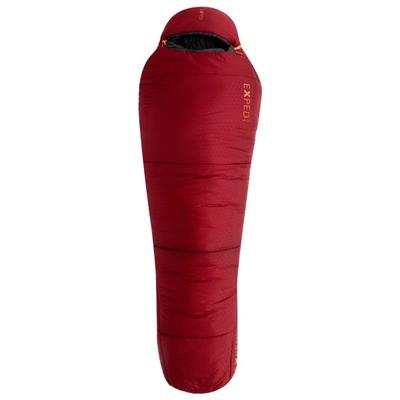 Exped - Deepsleep -5° C - Kunstfaserschlafsack Gr S Zipper: Left Burgundy / Moraine Image