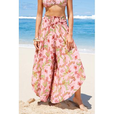 Blossom Dream Floral Cover-Up Pants