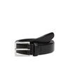 Ledergürtel TOMMY HILFIGER "HUDSON 3.0", Damen, Gr. 90, schwarz, Rindsleder, unifarben, casual, Gürtel, Größenverstellbar