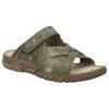 Pantolette JOSEF SEIBEL "Brenda 10", Damen, Gr. 38, grün (khaki), Leder, casual, Schuhe, mit weichem Lederfutter