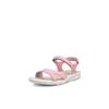 Trekkingsandale ECCO "ECCO CRUISE II", Damen, Gr. 42, rosa, Leder, sportlich, Schuhe, Outdoorschuh, Sommerschuh, Freizeitsandale, mit Klettverschlüssen