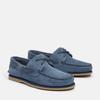 Bootsschuh TIMBERLAND "CLASSIC BOAT BOAT SHOE", Gr. 44,5, md blau suede, Leder, sportlich, Schuhe