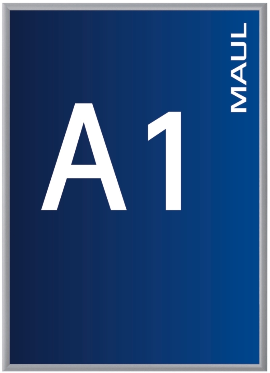 MAUL Klapprahmen standard A1 87,2x63,0x1,2 cm Aluminium Packung mit 5 Stück Image