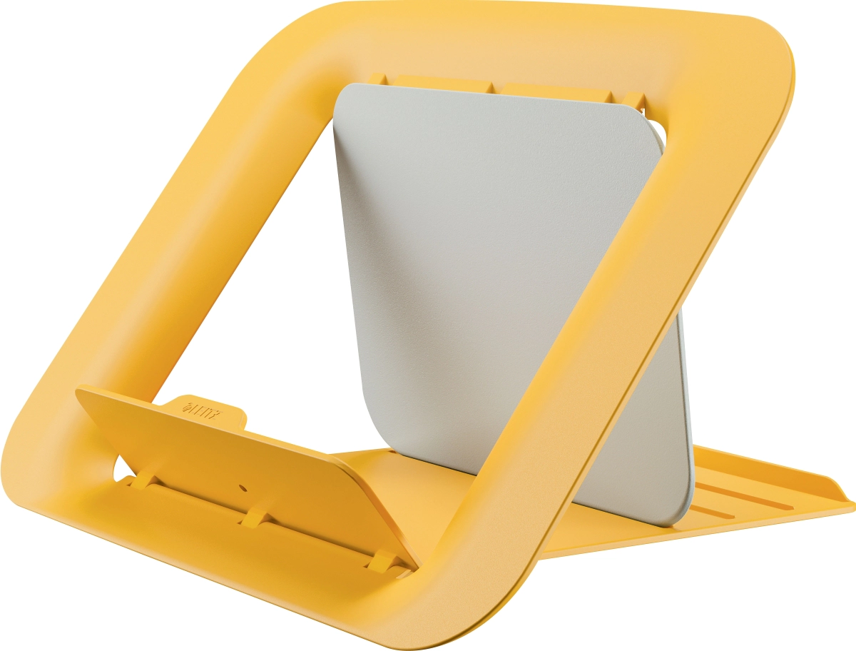 LEITZ Laptopständer Ergo Cosy 13- bis 17 Zoll höhenverstellbar gelb Packung mit 6 Stück Image