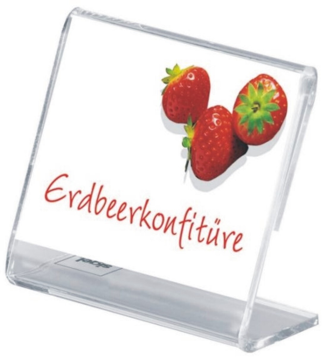 Sigel Info-/Preisaufsteller 52x37mm L-Form glasklar VE=10x10 Stück Image