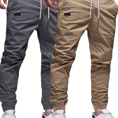 TEMU Men's Casual Sports Trousers 2pcs Set Image