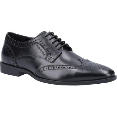 Elliot Leather Brogues Shoes - Black - Hush Puppies Lace-Ups
