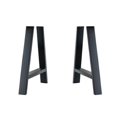 Massivholz »Tabula Rasa« Untergestell V-förmig Wildeiche / 80 x 73 x 8 cm Image