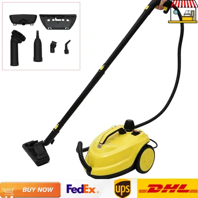 All-in-One-Dampfreinigungssystem für den Haushalt, 2000 W, 1,8 l, Hochdruck-Dampfdesinfektionsset für mehrere Oberflächen mit 9,84 Fuß Kabel Image