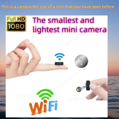 Kleinste 1080P HD Mini Kamera WIFI Eingebaute Batterie IP Fernüberwachung Camcorder Unsichtbare IR Nachtsicht Körper Cam espia Cam