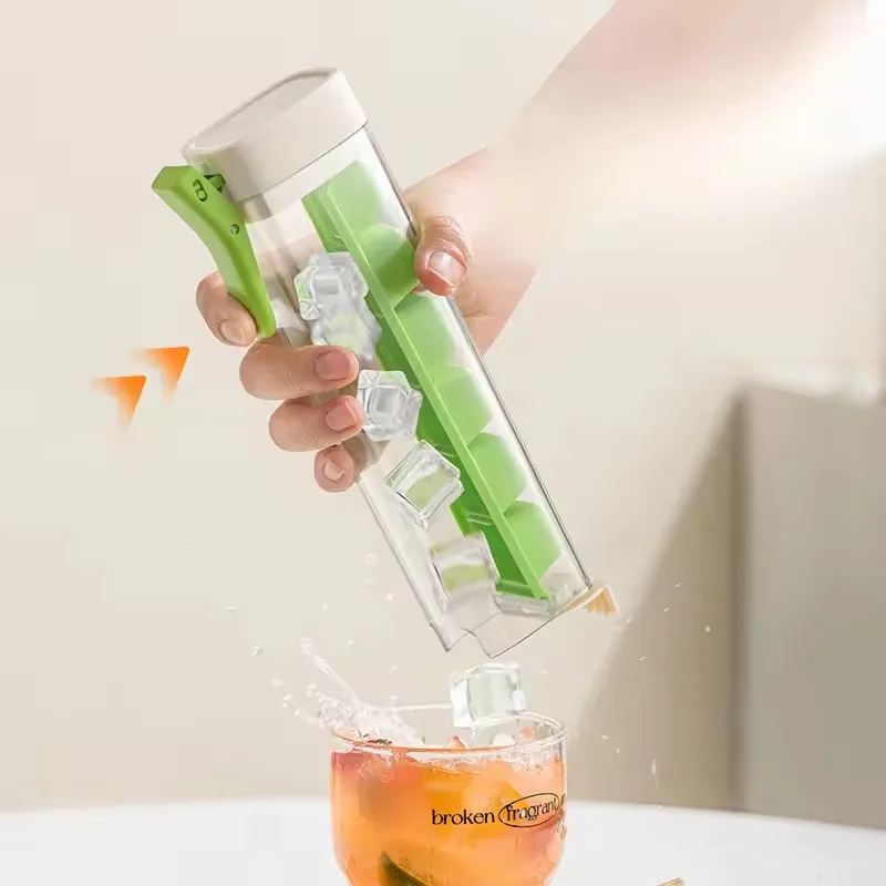 Kreative Einhand Drücken Eiswürfel Form DIY Eiswürfelmaschine 3D Eiswürfelform Form für Whiskey Cocktail Küche Bar Werkzeug Zugang Image