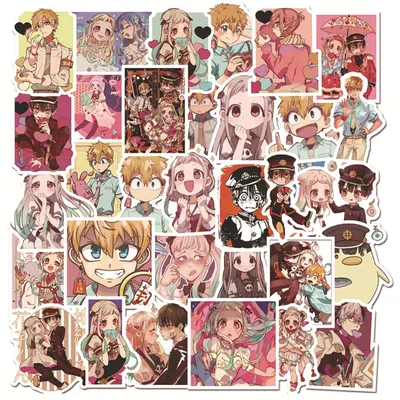 10/30/50PCS Ground-bound Juvenile Hanako-kun Japanese Anime Sticker Notebook Skateboard Waterproof