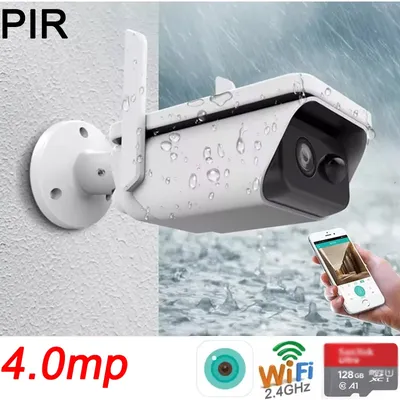 XMeye ICsee Remote Monitoring Max.128GB 4MP Outdoor Audio PIR Human Sensing Record Lithium battery