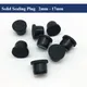 Tappo di tenuta solido, tappi per fori in gomma siliconica da 2 mm - 14 mm, tappo di tenuta a forma