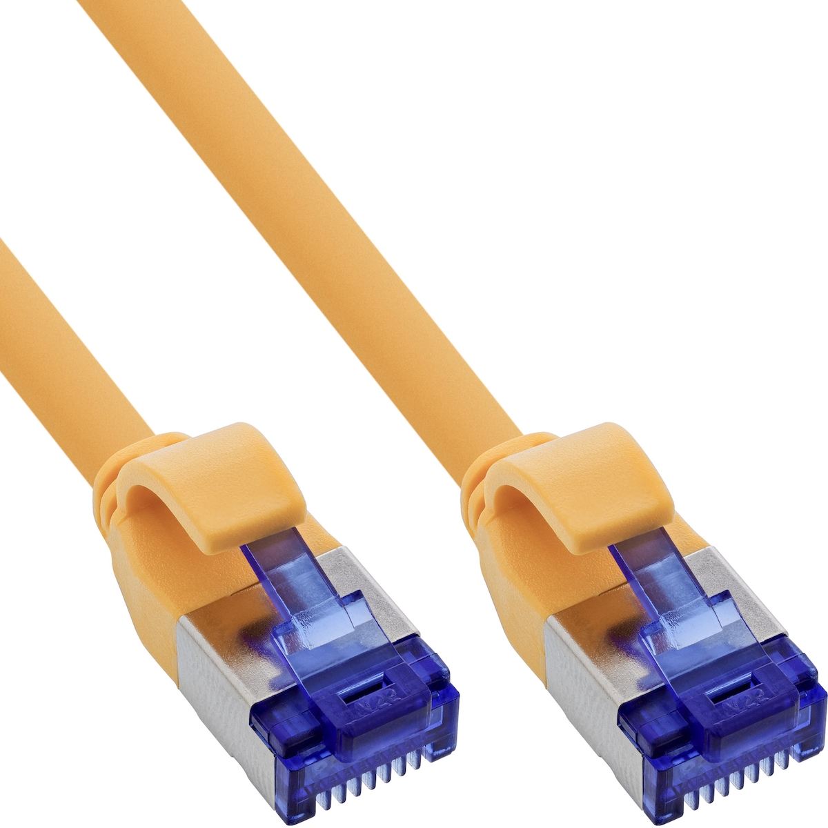 InLine® Patchkabel Slim, Cat.6A, S/FTP, TPE (LSZH) flexibel, PoE, gelb, 30m Image