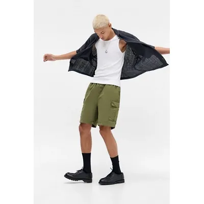 BDG Khaki Utility Cargo Shorts - Khaki XS at Urban Outfitters