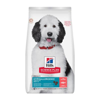 Hill's Science Plan Hypoallergenic Large Breed Adult Trockenfutter mit Lachs 14 kg Beutel Futter Image
