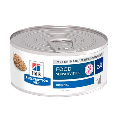 Hill's Prescription Diet z/d Nassfutter für Katzen bei Futtermittelempfindlichkeiten 24 x 24x156 g Futter Image