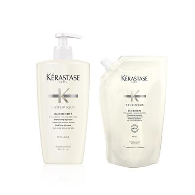 Kérastase - Densifique Bain Densite nachfüllbare Pumpflasche und Nachfüllpack Shampoo 1 ct Image