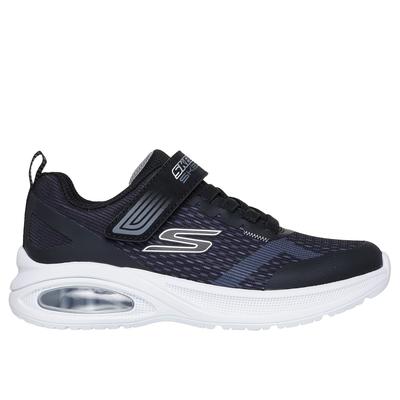 Skechers Boy's Microspec Max Advance - Squad-Pacer Sneaker | Size 11.5 | Black | Textile/Synthetic