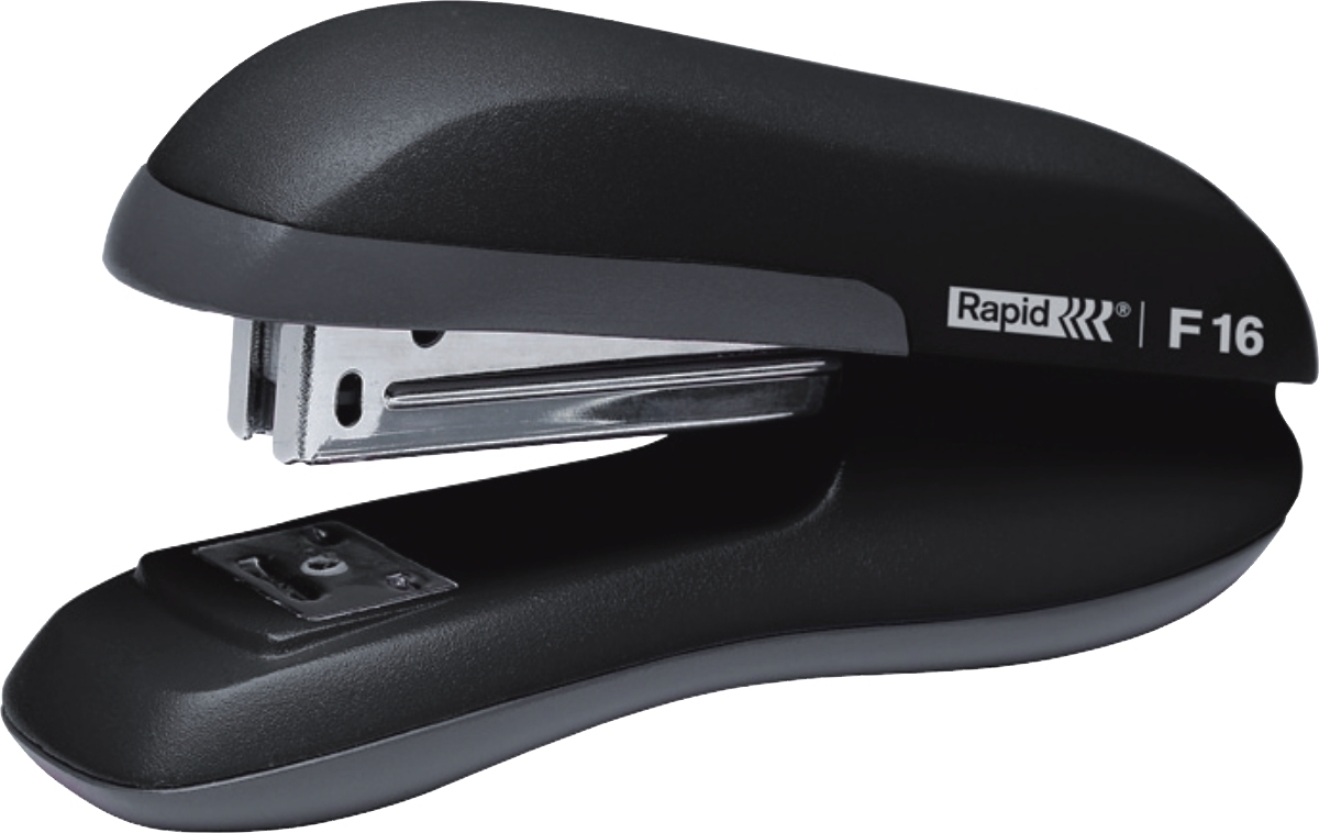 Rapid Heftgerät F16 bis 20 Blatt metallic schwarz Packung mit 20 Stück Image