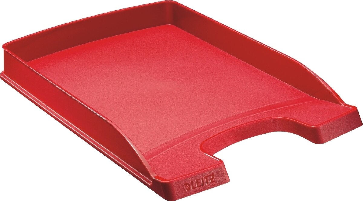 LEITZ Briefkorb Flach Plus rot Packung mit 10 Stück Image