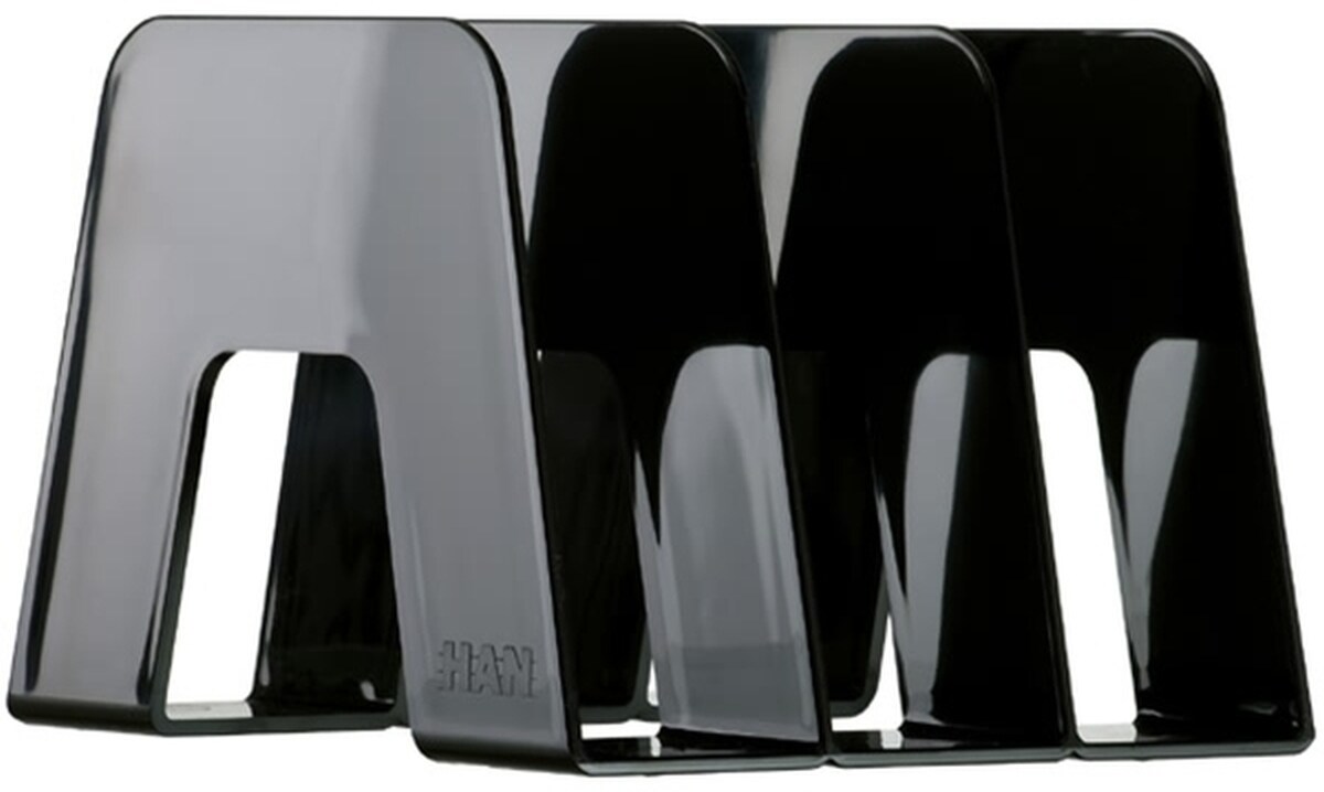 HAN Katalogsammler Sorter 3 Fächer schwarz Packung mit 2 Stück Image