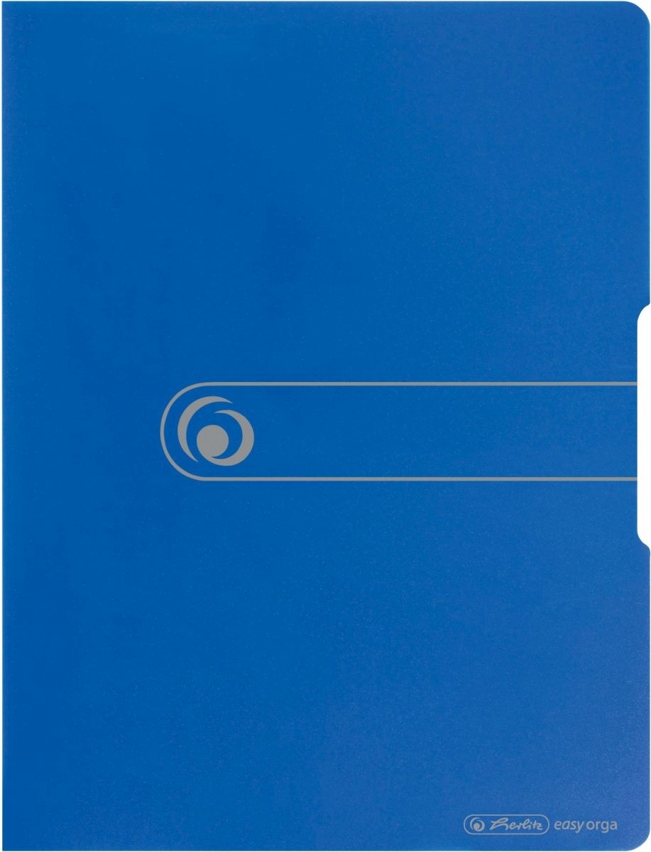 herlitz Sichtbuch PP A4 20 Hüllen blau opak to go Packung mit 10 Stück Image