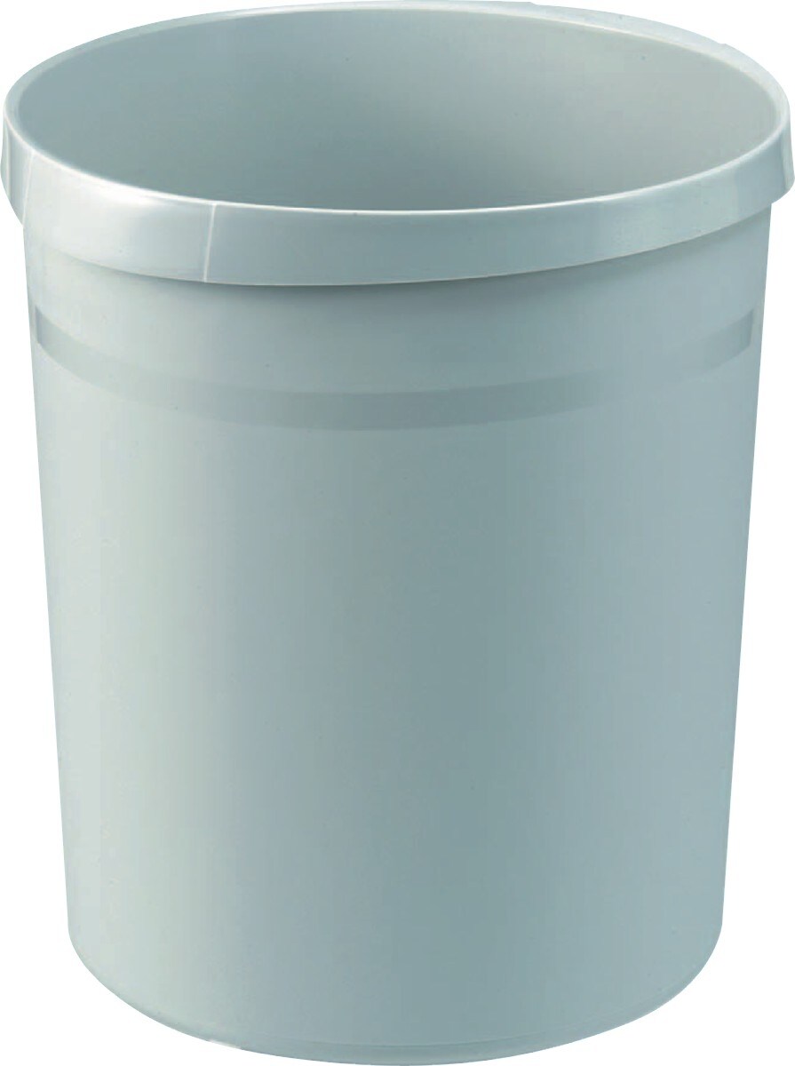 HAN Papierkorb Grip mit Griffmulden 18 Liter lichtgrau Packung mit 15 Stück Image