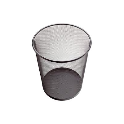 helit Papierkorb Mesh Metall 15l schwarz Packung mit 12 Stück Image