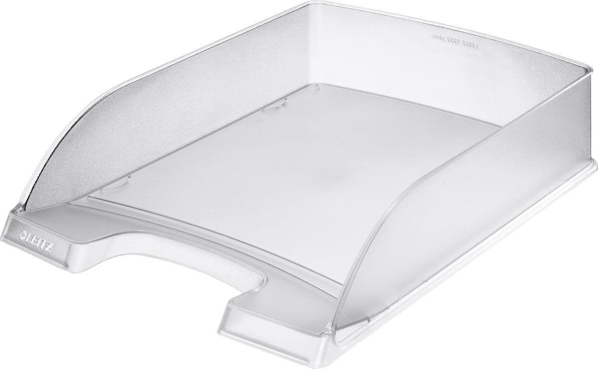 LEITZ Briefablage A4 Standard Plus frost Packung mit 5 Stück Image